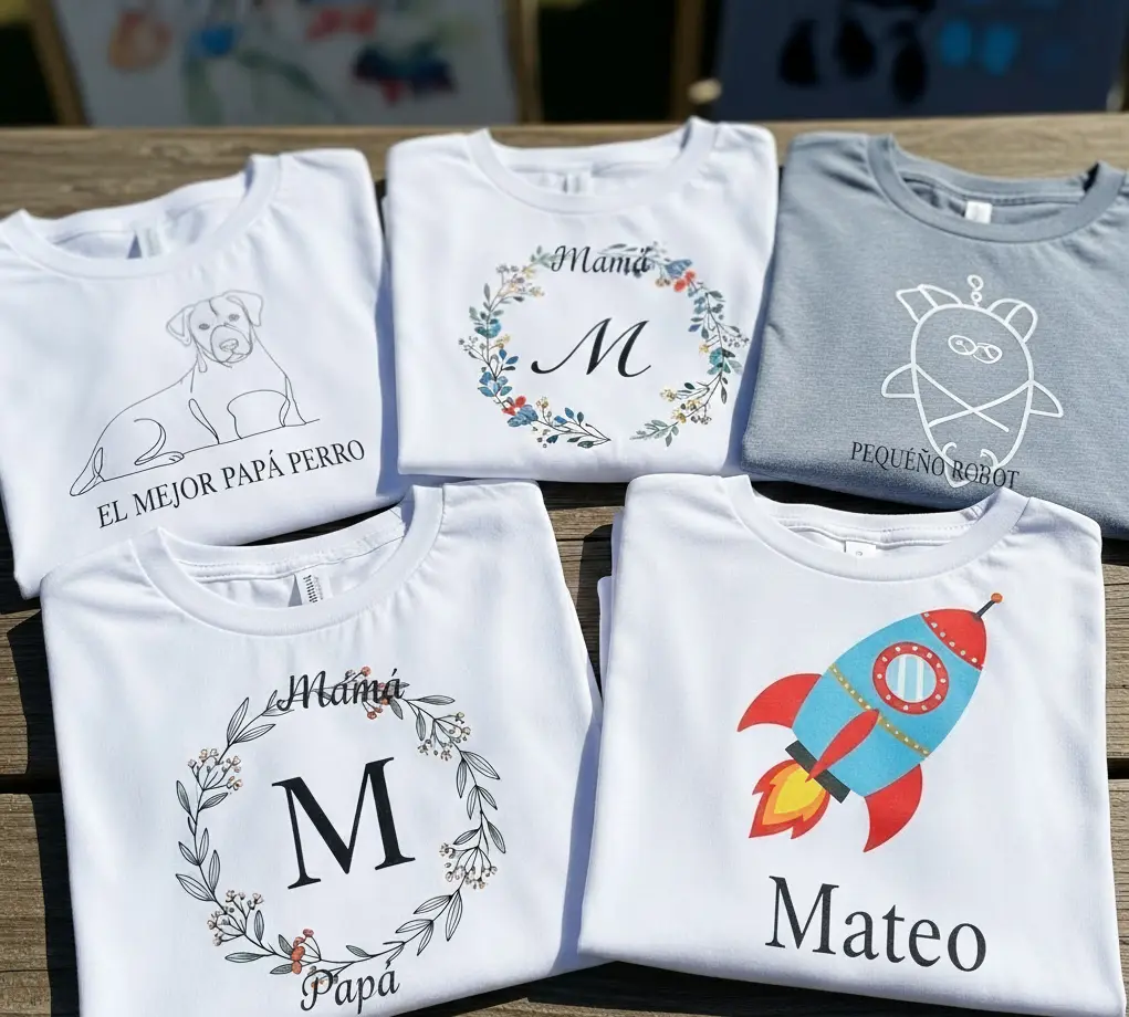 Camisetas personalizadas en Zaragoza de algodón