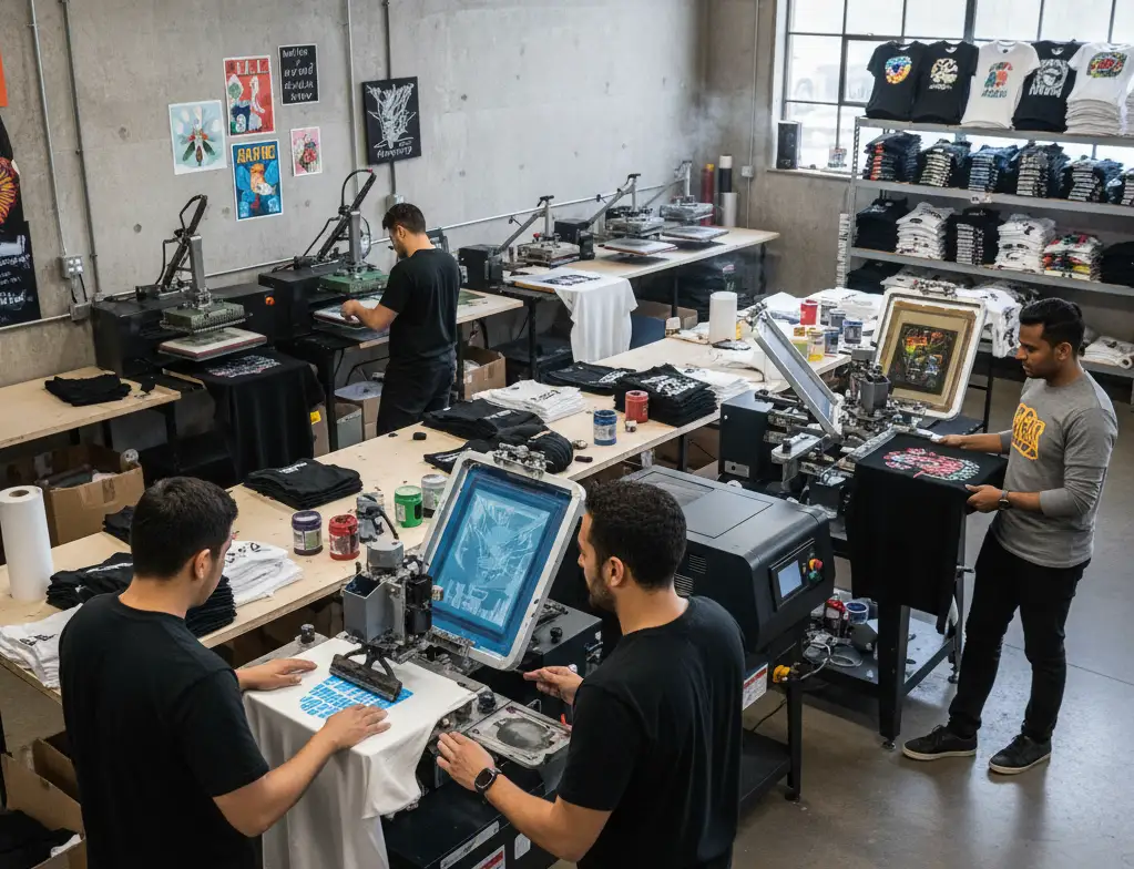Taller de camisetas personalizadas en Murcia