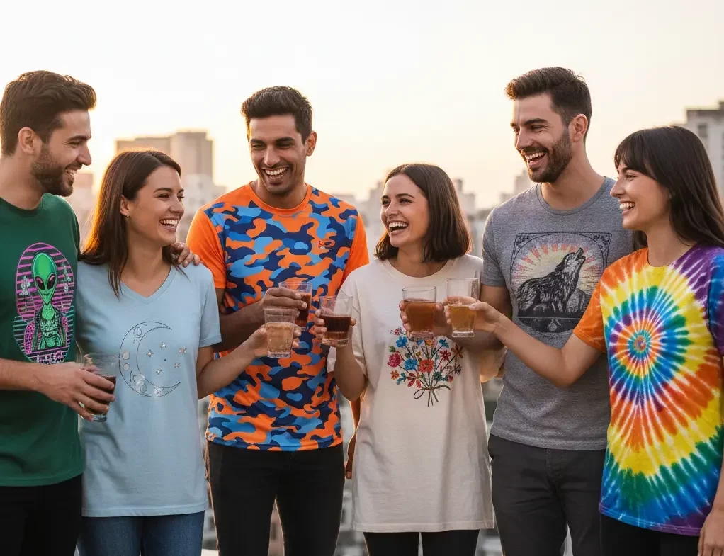 Tipos de camisetas personalizadas en Murcia