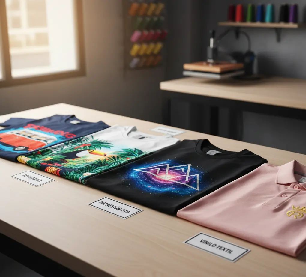 Tipos de camisetas personalizadas Las Palmas