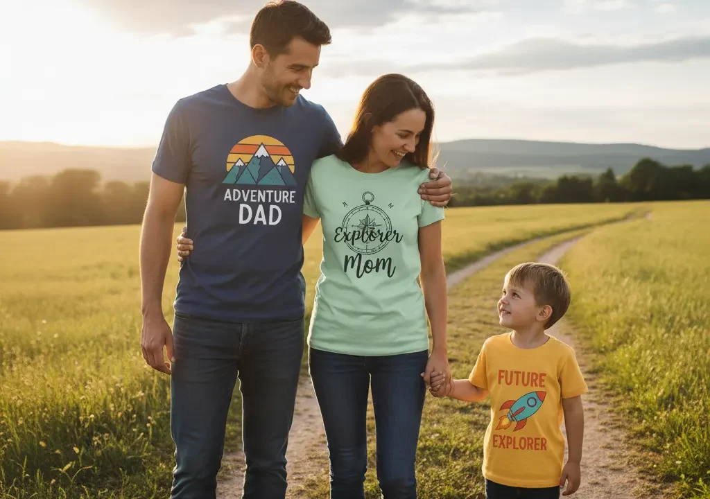 Camisetas personalizadas para toda la familia