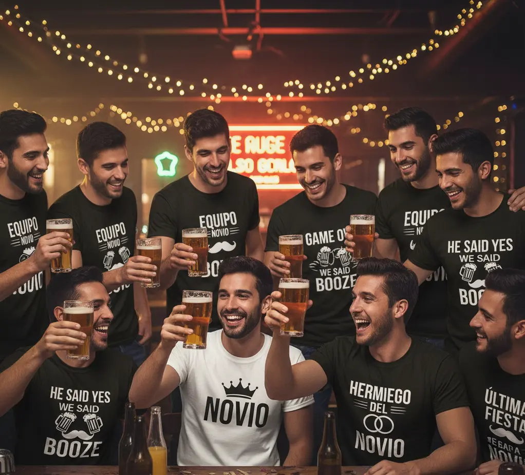 Camisetas personalizadas en Zaragoza para despedidas