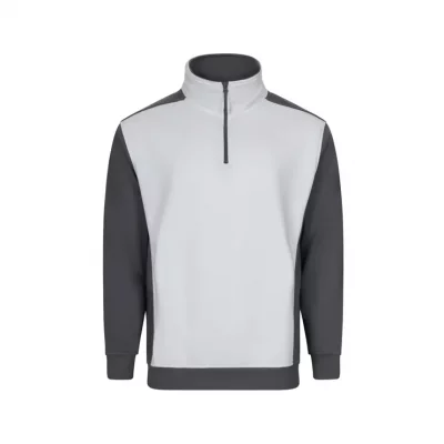 Sudadera Bicolor con media cremallera 105703